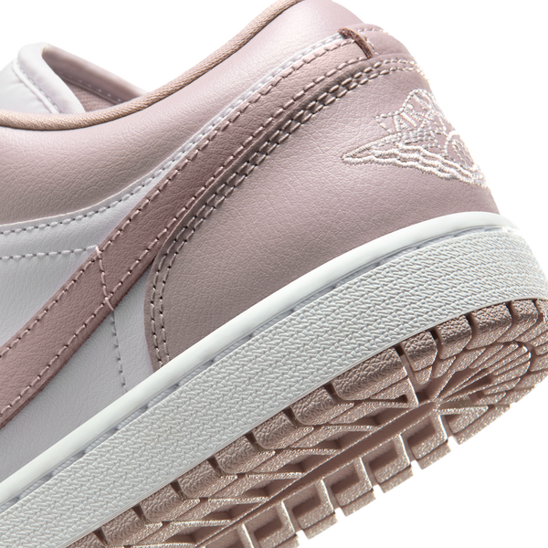 Jordan AJ 1 Low - Women's - Enigma Stone/Particle Rose/White - Image 8