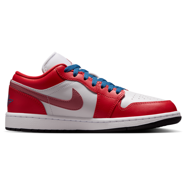 Jordan AJ 1 Low - Women's - Track Red/True Blue/White