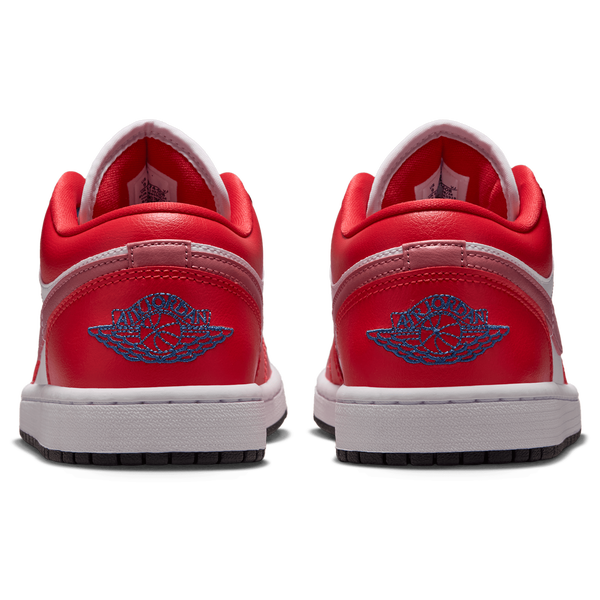 Jordan AJ 1 Low - Women's - Track Red/True Blue/White - Image 3