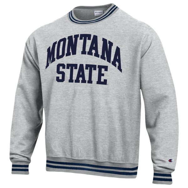 Champion NCAA Reverse Weave Wordmark Hoodie - Men's - Silver Gray