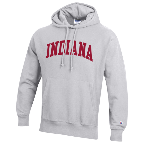 Champion NCAA Reverse Weave Wordmark Hoodie - Men's - Silver Gray