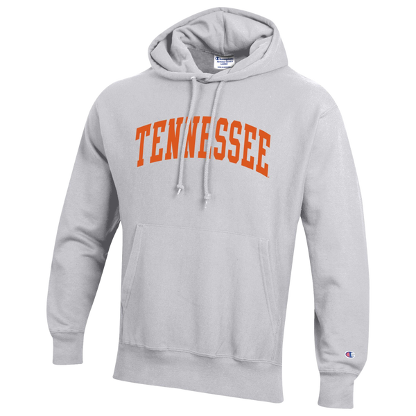 Champion NCAA Reverse Weave Wordmark Hoodie - Men's - Silver Gray