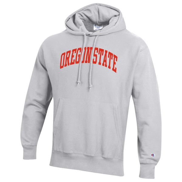 Champion NCAA Reverse Weave Wordmark Hoodie - Men's - Silver Gray