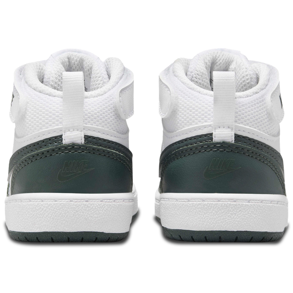 Nike Court Borough Mid 2 - Boys' Toddler - White/Vintage Green - Image 3