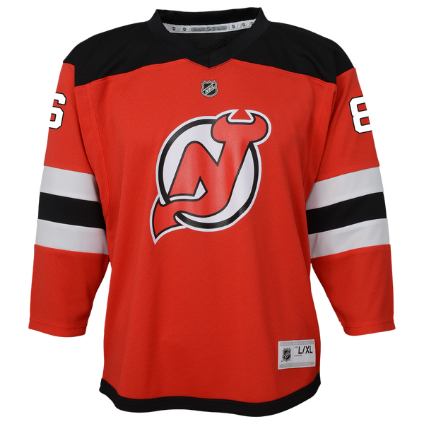 Outerstuff Devils Home Jersey - Boys' Grade School - University Red - Image 2