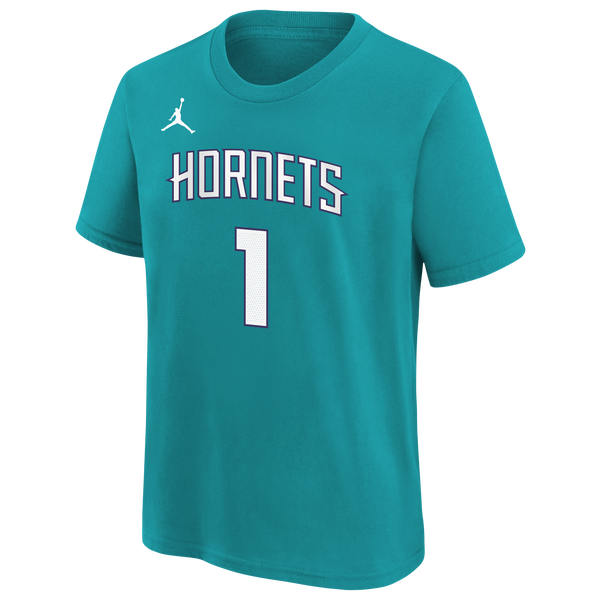 Nike Lamelo Ball Hornets Short Sleeve T-Shirt - Boys' Grade School - Rapid Teal - Image 2
