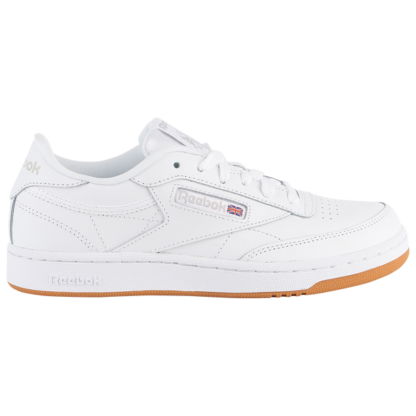 Reebok Club C - Boys' Grade School - White/Gum