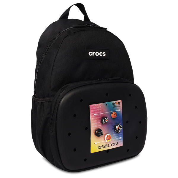 Crocs Back to School Backpack with EVA Front Pocket - Adult - Black - Image 3