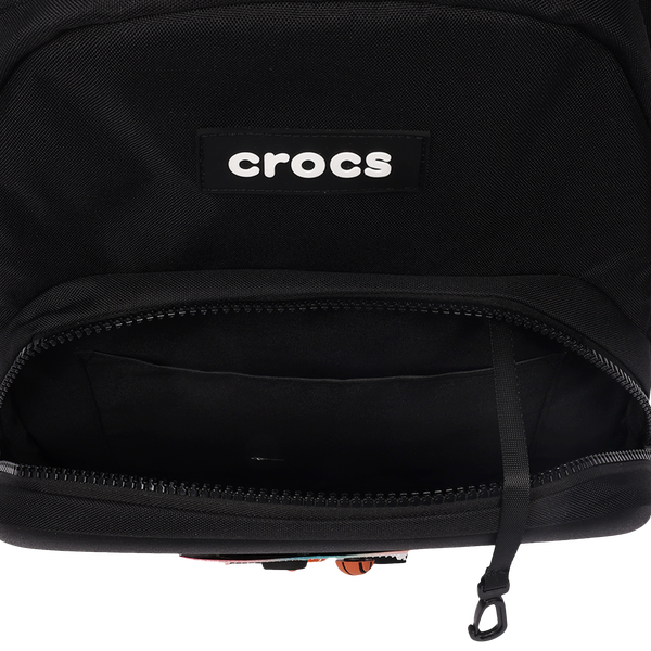 Crocs Back to School Backpack with EVA Front Pocket - Adult - Black - Image 8
