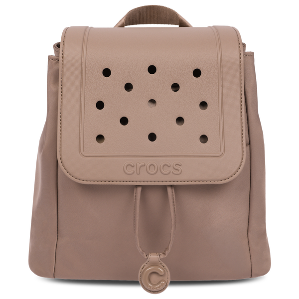 Crocs Mini Fashion Backpack with EVA Flap - Adult - Latte
