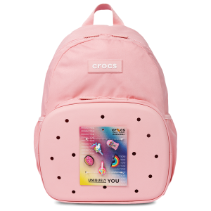 Crocs Back to School Backpack with EVA Front Pocket - Adult - Powder Pink