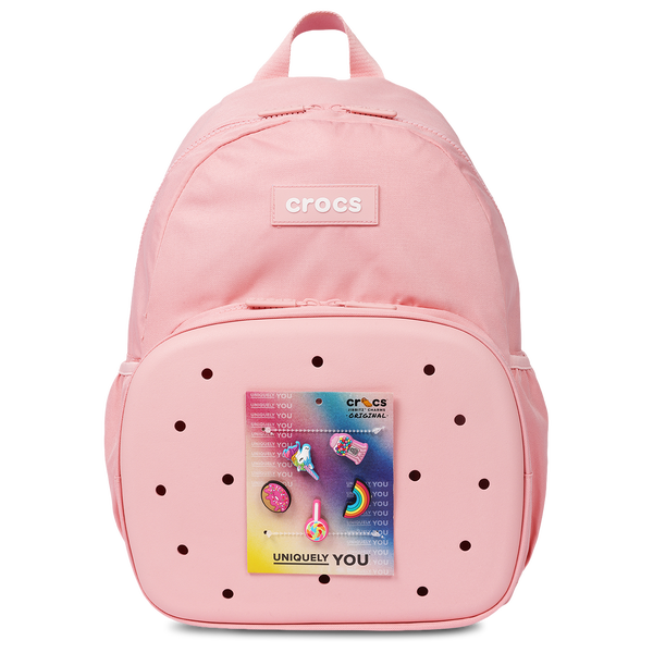 Crocs Back to School Backpack with EVA Front Pocket - Adult - Powder Pink