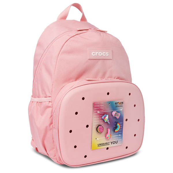 Crocs Back to School Backpack with EVA Front Pocket - Adult - Powder Pink - Image 3