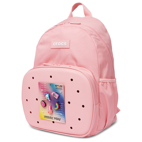 Crocs Back to School Backpack with EVA Front Pocket - Adult - Powder Pink - Image 4