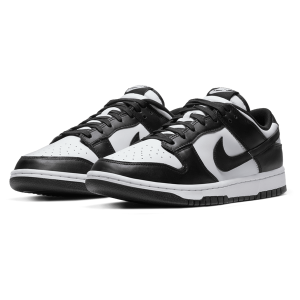 Nike Dunk Low Retro - Men's - White/White/Black - Image 6