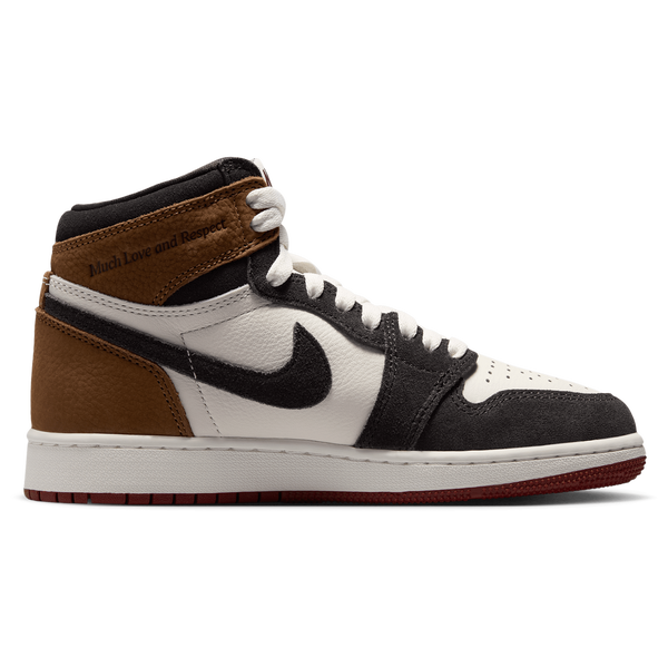Jordan Retro 1 High OG - Boys' Grade School - Shadow Brown/Black