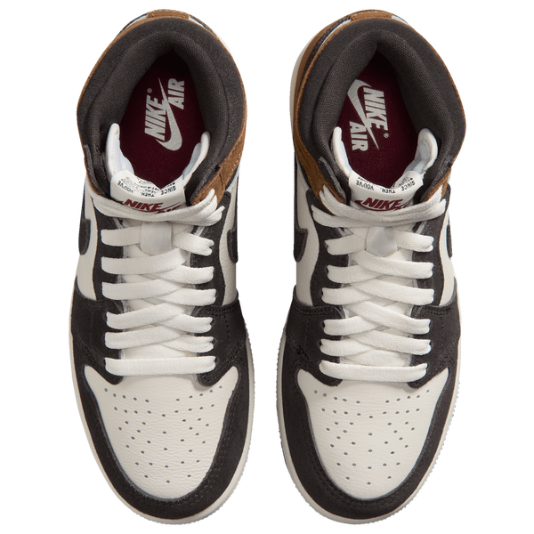Jordan Retro 1 High OG - Boys' Grade School - Shadow Brown/Black - Image 4