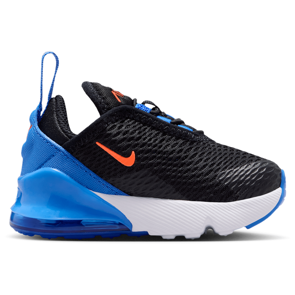 Nike Air Max 270 - Boys' Toddler - Black/Turf Orange/Blue Crystal