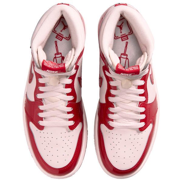 Jordan Air Jordan Retro 1 Hi RMSTD - Women's - University Red/Light Soft Pink/Metallic Silver - Image 4