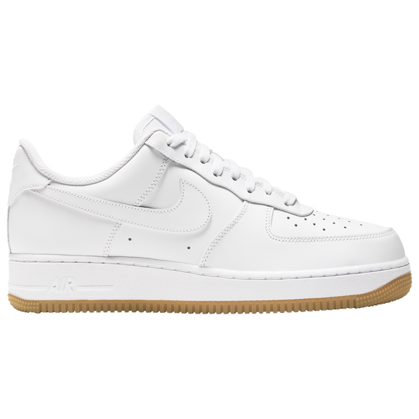 Nike Air Force 1 '07 - Men's - White/White/Brown - Image 2
