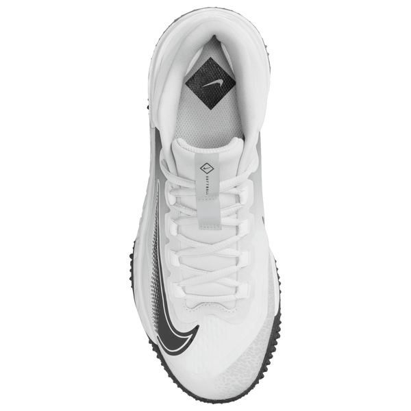 Nike Alpha Huarache Elite 4 TF - Women's - White/Black/Photon Dust - Image 4