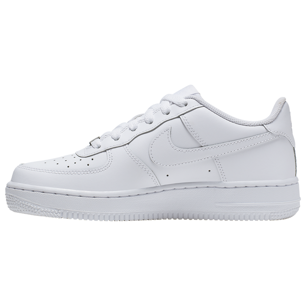 Nike Air Force 1 Low - Boys' Grade School - White/White - Image 3