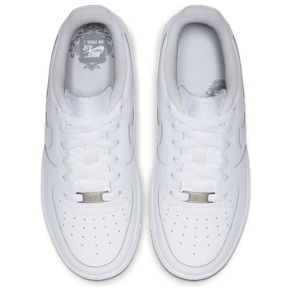 Nike Air Force 1 Low - Boys' Grade School - White/White - Image 5