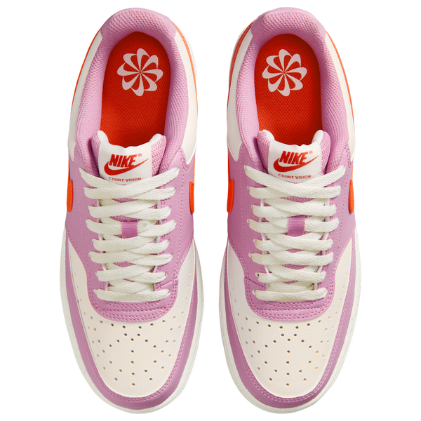 Nike Court Vision Low - Women's - Lt Magenta/Lt Crimson/Summit White - Image 4
