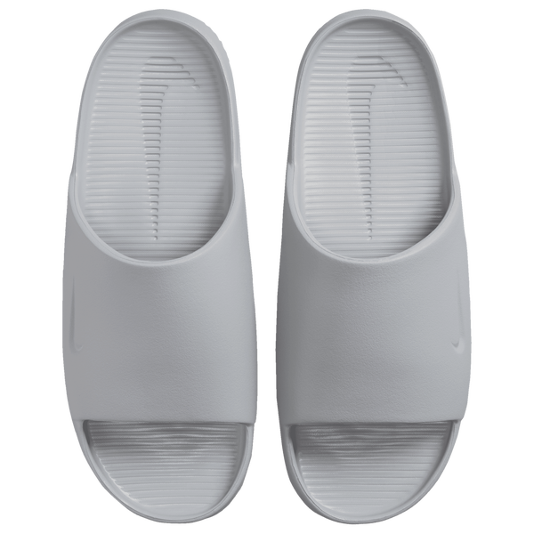 Nike Calm Slides - Men's - Wolf Grey/Wolf Grey - Image 3
