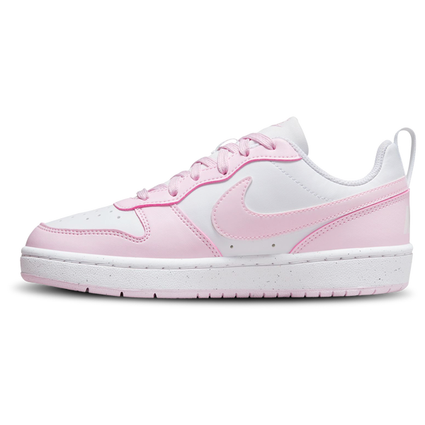 Nike Court Borough Low Recraft - Girls' Grade School - White/Pink Foam - Image 3