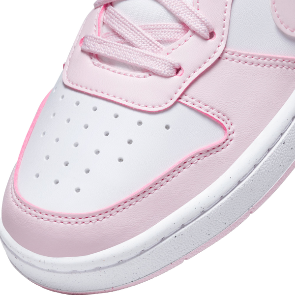 Nike Court Borough Low Recraft - Girls' Grade School - White/Pink Foam - Image 8