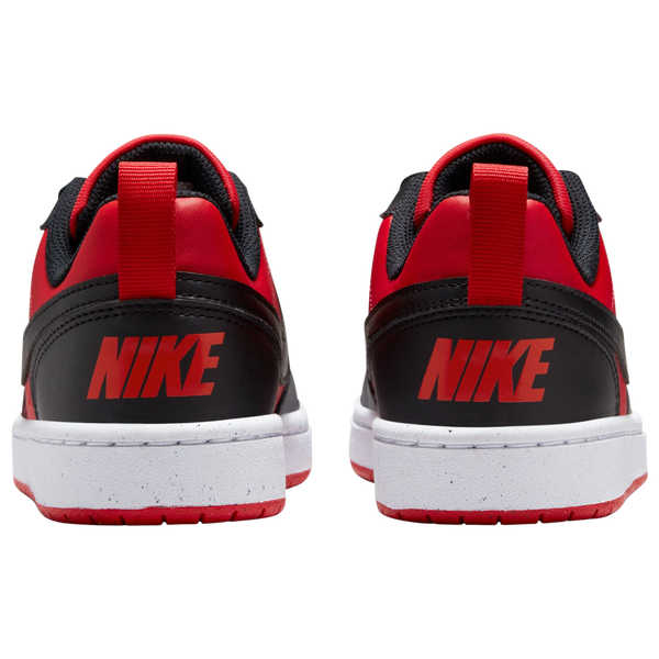 Nike Court Borough Low Recraft - Boys' Grade School - Red/Black/White - Image 4