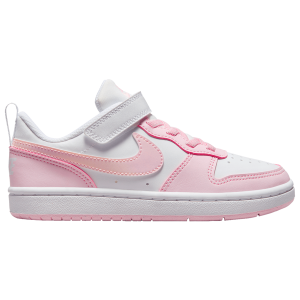 Nike Court Borough Low Recraft - Girls' Preschool - White/Pink Foam