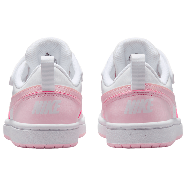 Nike Court Borough Low Recraft - Girls' Preschool - White/Pink Foam - Image 4