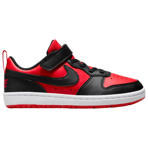 Nike Court Borough Low Recraft - Boys' Preschool - White/Black/Red