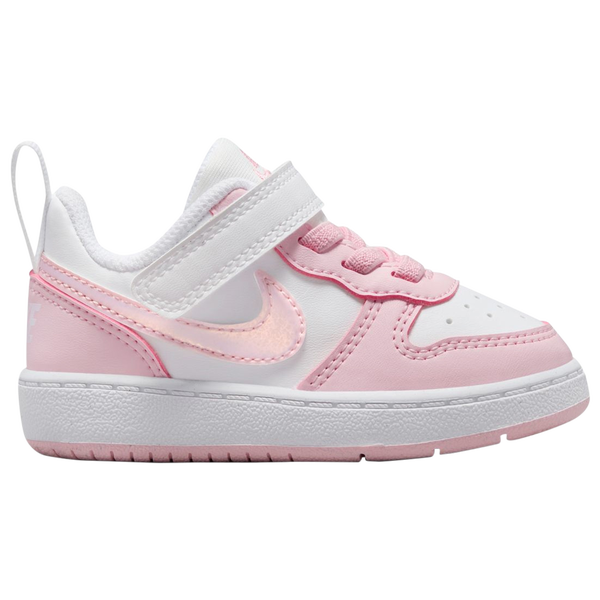 Nike Court Borough Low Recraft - Girls' Toddler - White/Pink Foam - Image 2