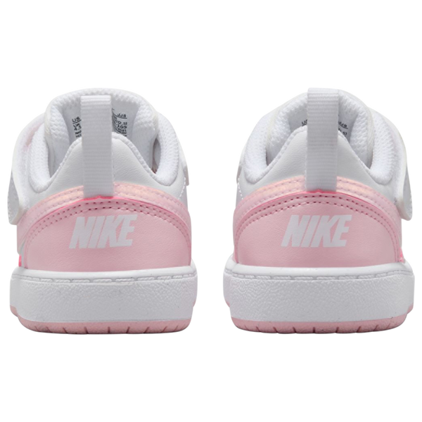 Nike Court Borough Low Recraft - Girls' Toddler - White/Pink Foam - Image 4