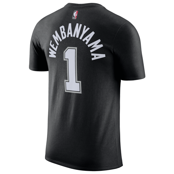 Nike Spurs Name & Number T-Shirt - Men's - Black/White