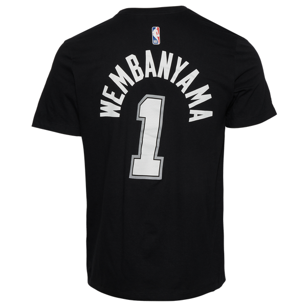 Nike Spurs Name & Number T-Shirt - Men's - Black/White - Image 2