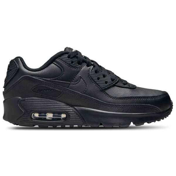 Nike Air Max 90 - Boys' Grade School - Black/Black/White