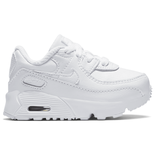 Nike Air Max 90 - Boys' Toddler - White/White/Metallic Silver