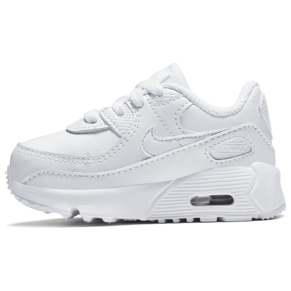 Nike Air Max 90 - Boys' Toddler - White/White/Metallic Silver - Image 2