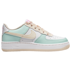 Nike Air Force 1 - Boys' Grade School - Emerald Rise/White/Guava Ice