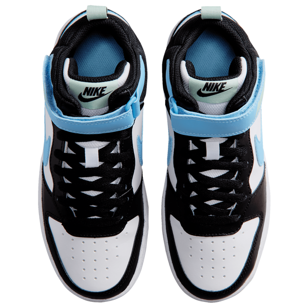 Nike Court Borough Mid 2 - Boys' Grade School - Football Blue/White/Black - Image 4