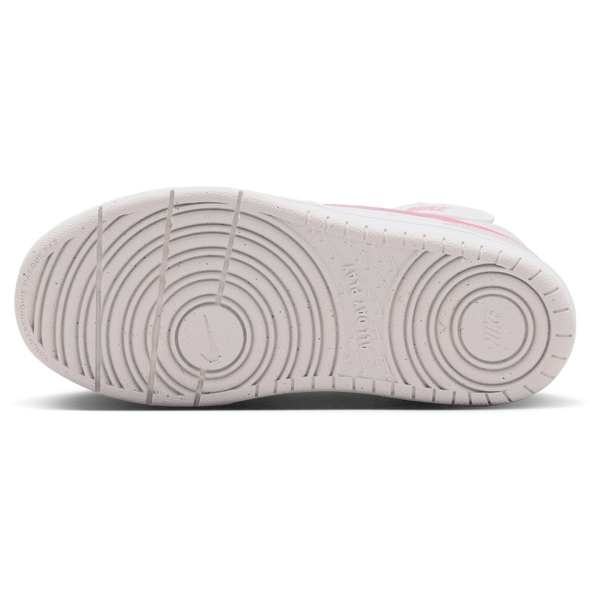 Nike Court Borough Mid 2 - Boys' Preschool - Vast Grey/Peony/White - Image 5