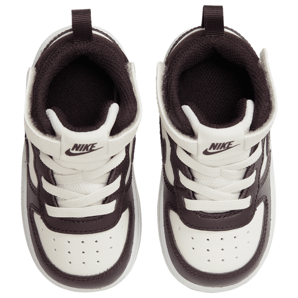 Nike Court Borough Mid 2 - Boys' Toddler - Burgundy Ash/White/Sail - Image 4