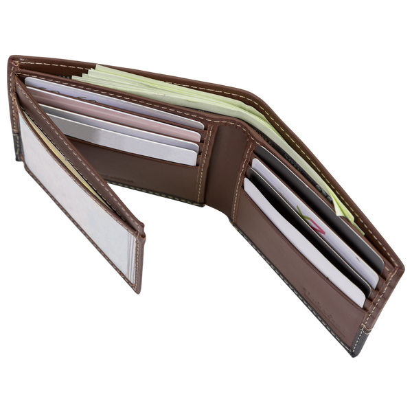 Timberland Hunter Two-Tone Leather Commuter Wallet - Men's - Black/Brown - Image 4