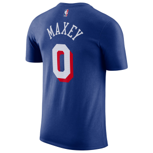 Nike 76ers Name & Number T-Shirt - Men's - Blue