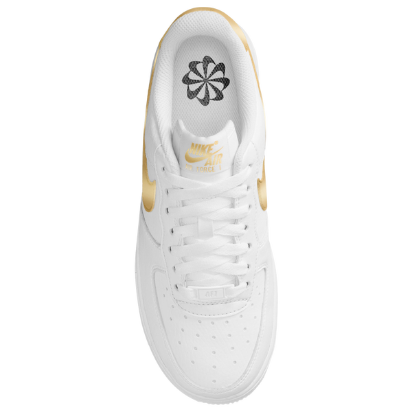 Nike Air Force 1 '07 LE Low - Women's - Gold/White - Image 3