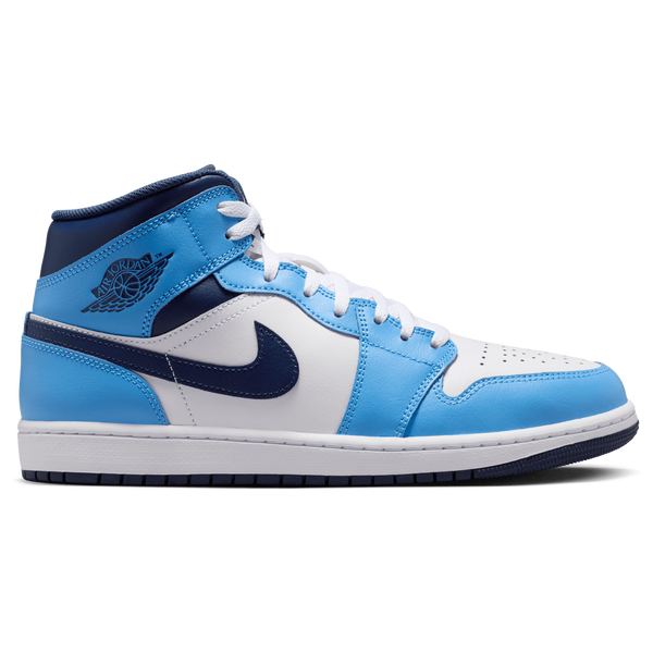 Jordan AJ 1 Mid - Men's - Midnight Navy/Univ Blue/Sail